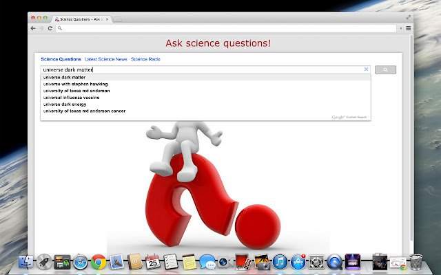 Ask science questions. Periodic Table  from Chrome web store to be run with OffiDocs Chromium online