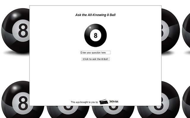 Yêu cầu Magic 8 Ball từ cửa hàng Chrome trực tuyến chạy bằng OffiDocs Chrome trực tuyến