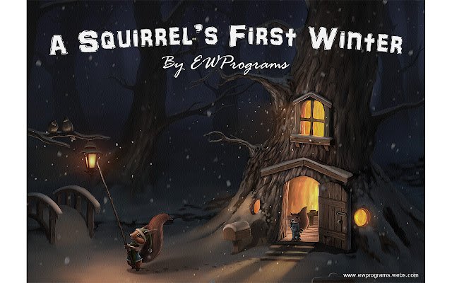 Isang Squirrels First Winter mula sa Chrome web store na tatakbo sa OffiDocs Chromium online