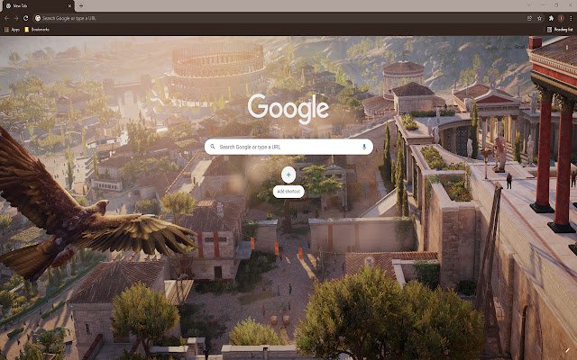 Thème de fond d'écran ASSASSINS CREED ORIGINS de la boutique en ligne Chrome à exécuter avec OffiDocs Chromium en ligne