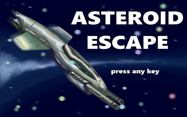 Asteroid Escape  from Chrome web store to be run with OffiDocs Chromium online