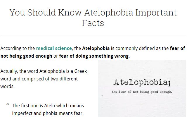 Atelophobia Blog  from Chrome web store to be run with OffiDocs Chromium online