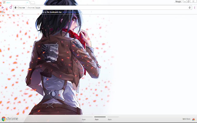 Attack On Titan Elegance 1366x768  from Chrome web store to be run with OffiDocs Chromium online