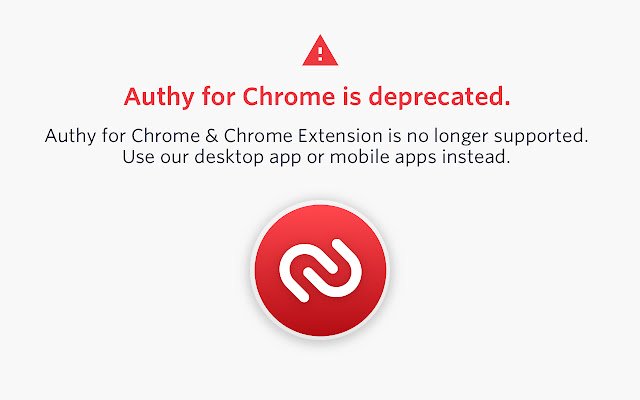 Authy từ cửa hàng Chrome trực tuyến sẽ được chạy bằng OffiDocs Chrome trực tuyến