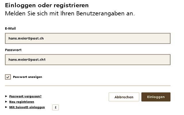 AutoLogin SwissPost /w SwissId for TEST env  from Chrome web store to be run with OffiDocs Chromium online