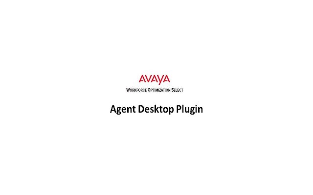 AvayaDesktopAgent  from Chrome web store to be run with OffiDocs Chromium online