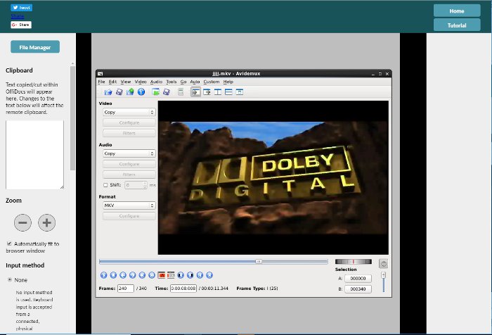 Avidemux éditeur vidéo en ligne et convertisseur vidéo en ligne