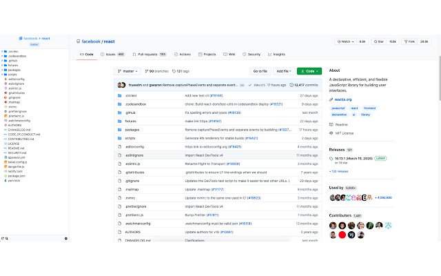 Awesome Github  from Chrome web store to be run with OffiDocs Chromium online