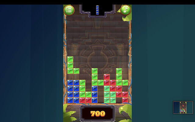 Aztec Treansure Tetris Game  from Chrome web store to be run with OffiDocs Chromium online