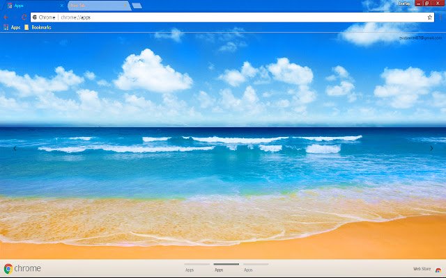 Azure Beach Horizon Summer dari toko web Chrome untuk dijalankan dengan OffiDocs Chromium online