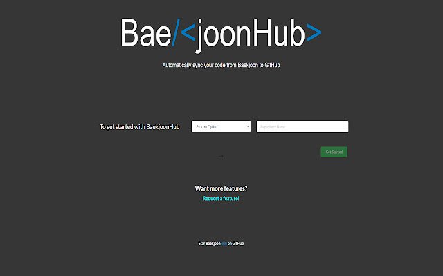 백준허브(BaekjoonHub)  from Chrome web store to be run with OffiDocs Chromium online