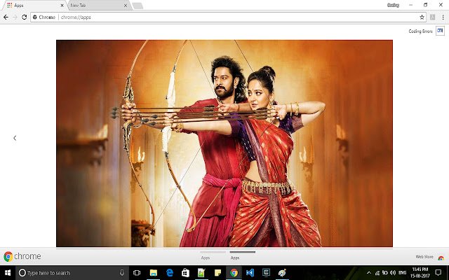 Bahubali Devsena Theme  from Chrome web store to be run with OffiDocs Chromium online