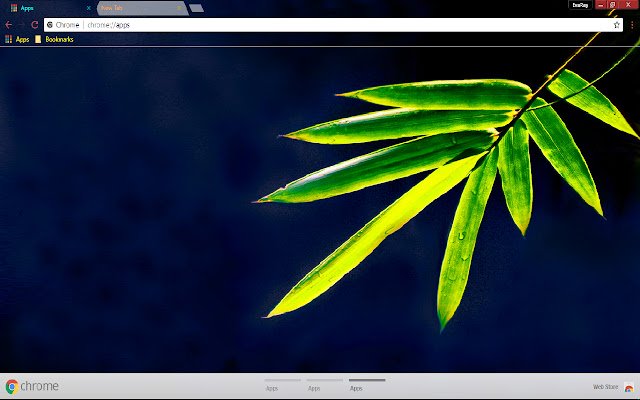 Chrome 网上商店的 Bamboo Green Leaf Nature 将与 OffiDocs Chromium 在线运行