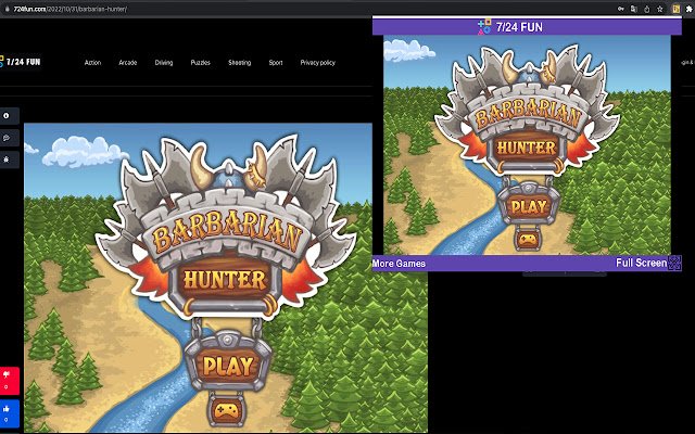 Barbarian Hunter Arrow Game  from Chrome web store to be run with OffiDocs Chromium online