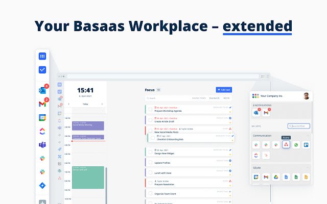 Basaas Extension  from Chrome web store to be run with OffiDocs Chromium online