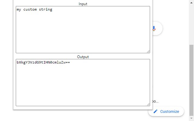 เครื่องมือ Base64 จาก Chrome เว็บสโตร์ที่จะทำงานร่วมกับ OffiDocs Chromium ออนไลน์