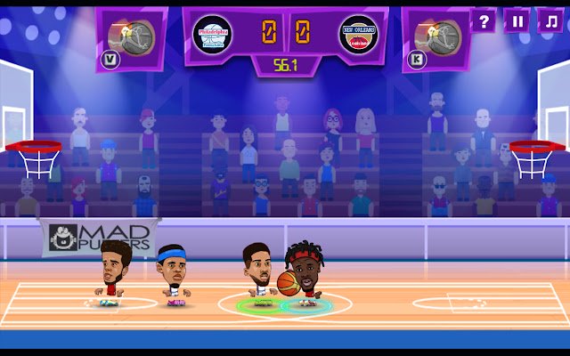 Разблокированная игра Basketball Legends из интернет-магазина Chrome будет работать с OffiDocs Chromium online