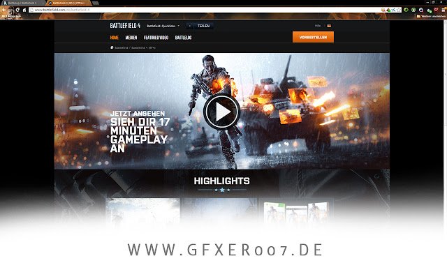 Battlefield 4 (v1.0)  from Chrome web store to be run with OffiDocs Chromium online