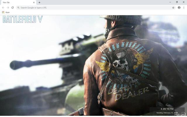 Chrome ウェブストアの Battlefield 5 壁紙が OffiDocs Chromium オンラインで実行可能に