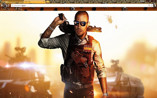 Battlefield Hardline Theme  from Chrome web store to be run with OffiDocs Chromium online