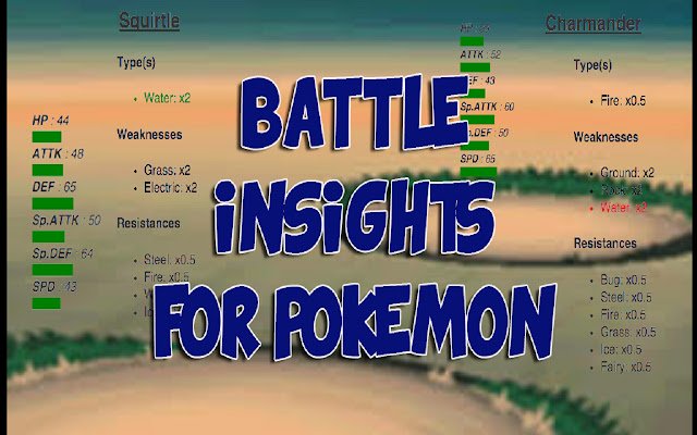 Statisticile de luptă pentru Pokemon Lite din magazinul web Chrome vor fi rulate cu OffiDocs Chromium online