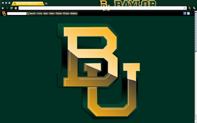 Baylor University Theme  from Chrome web store to be run with OffiDocs Chromium online