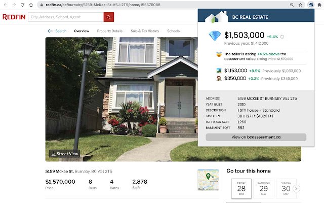 BC Real Estate da Chrome Web Store será executado com OffiDocs Chromium online