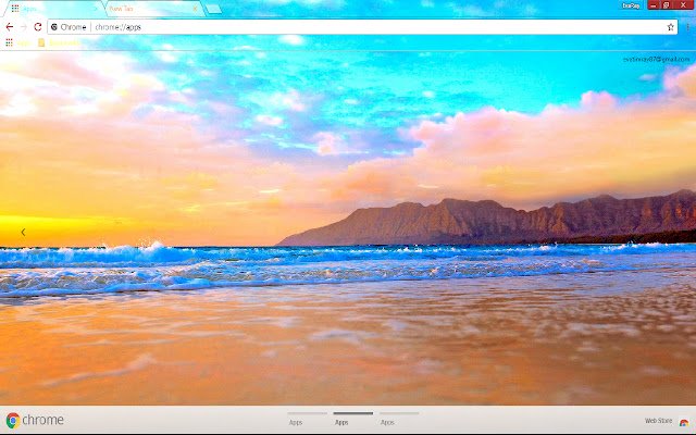 Beach Blue Cloud Horizon aus dem Chrome Web Store kann mit OffiDocs Chromium online ausgeführt werden