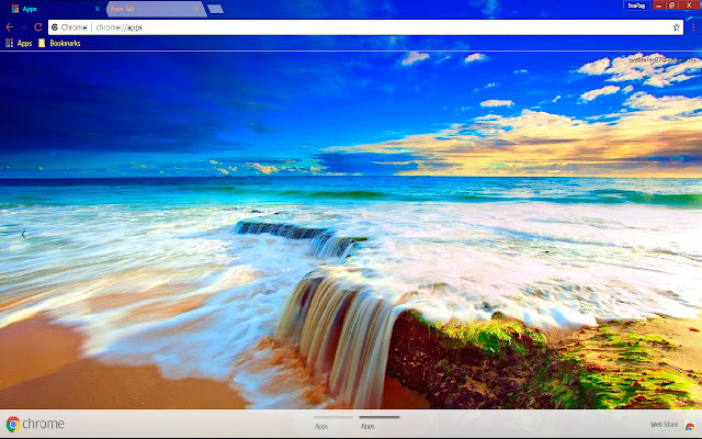 Beach Blue Horizon Sea  from Chrome web store to be run with OffiDocs Chromium online