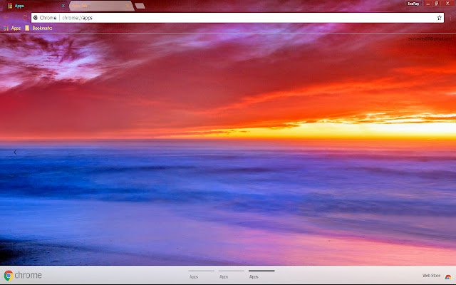 سيتم تشغيل Beach Cloud Colourful Horizon من متجر Chrome الإلكتروني باستخدام OffiDocs Chromium عبر الإنترنت