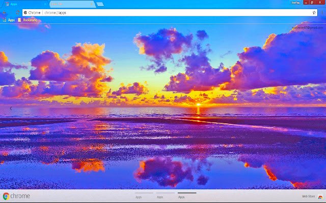 Chrome 网上商店的 Beach Cloud Colorful Horizo​​n Nature 将与 OffiDocs Chromium 在线运行