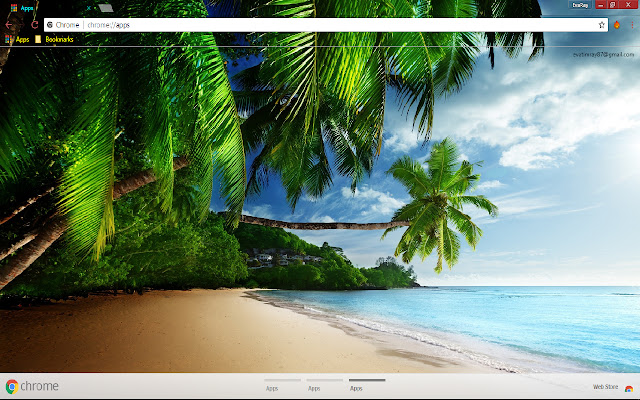 Beach Earth Ocean Palm Tree  from Chrome web store to be run with OffiDocs Chromium online