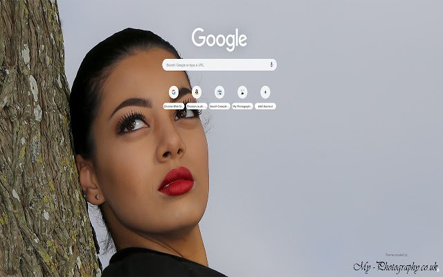 Beautiful model leaning on a tree  from Chrome web store to be run with OffiDocs Chromium online