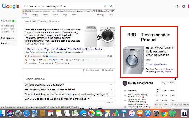 Best Amazon Product Recommendation by BBR  from Chrome web store to be run with OffiDocs Chromium online