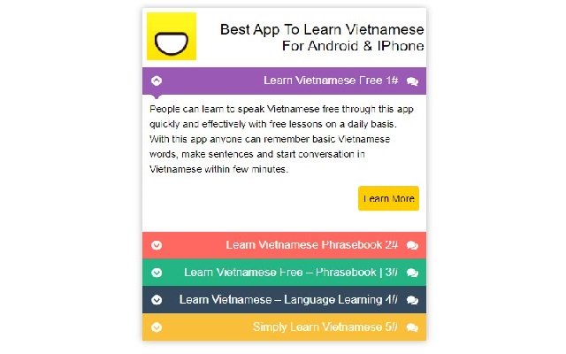 Best App To Learn Vietnamese (Android/iPhone)  from Chrome web store to be run with OffiDocs Chromium online