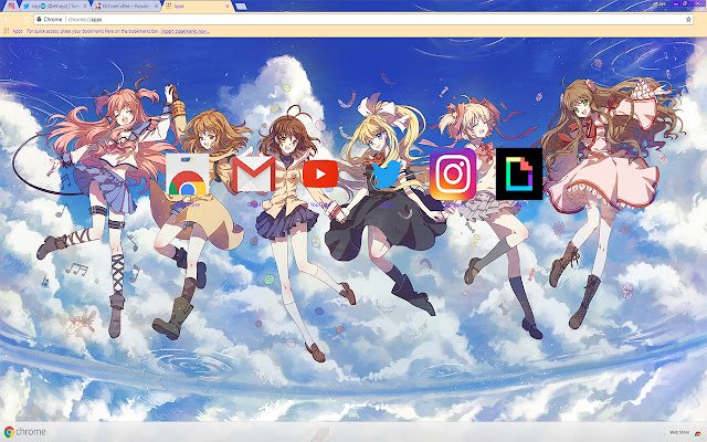 Best Crossover Anime |Multicolored Characters  from Chrome web store to be run with OffiDocs Chromium online