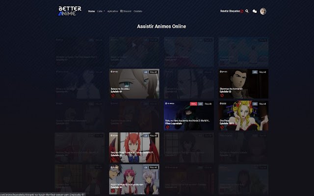 BetteranimesSelector  from Chrome web store to be run with OffiDocs Chromium online