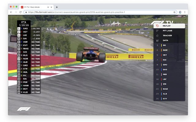 Better F1TV  from Chrome web store to be run with OffiDocs Chromium online