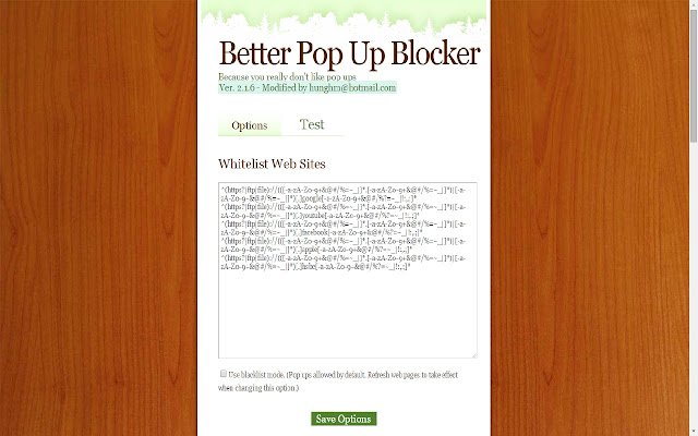 Better PopUp Blocker 2  from Chrome web store to be run with OffiDocs Chromium online