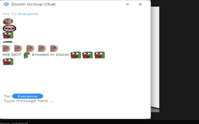 Better Zoom Chat  from Chrome web store to be run with OffiDocs Chromium online