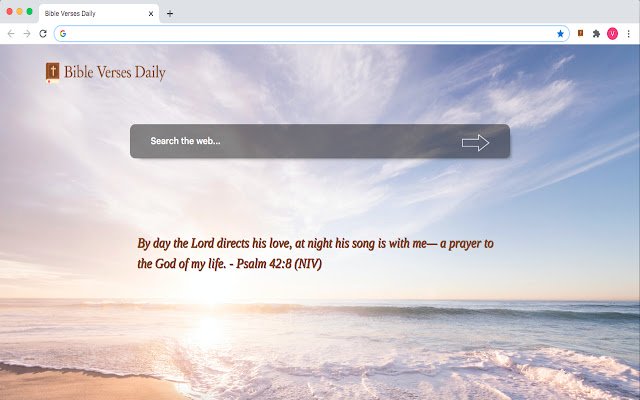 Bible Verses Daily  from Chrome web store to be run with OffiDocs Chromium online