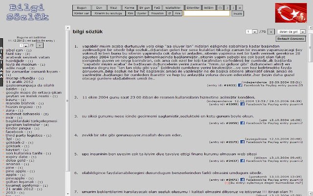 Bilgi Sözlük Chrome ওয়েব স্টোর থেকে OffiDocs Chromium-এর সাথে অনলাইনে চালানো হবে