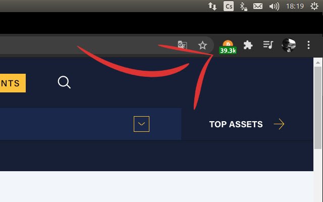 Bitcoin (BTC) | Simple Ticker  from Chrome web store to be run with OffiDocs Chromium online