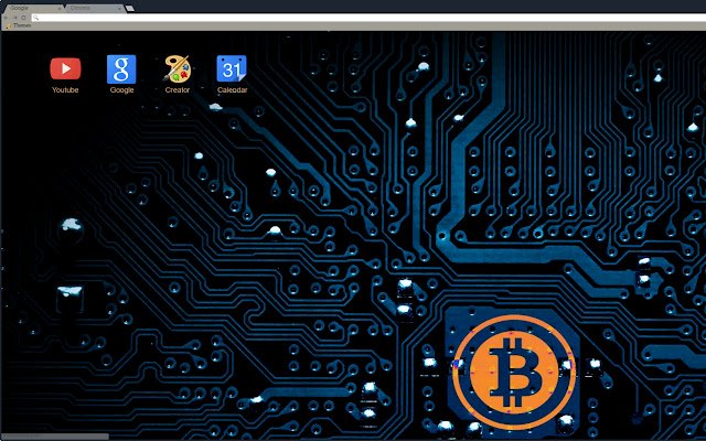 Bitcoin Chrome Theme  from Chrome web store to be run with OffiDocs Chromium online