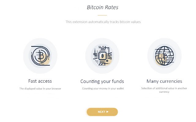 Bitcoin Rate  from Chrome web store to be run with OffiDocs Chromium online