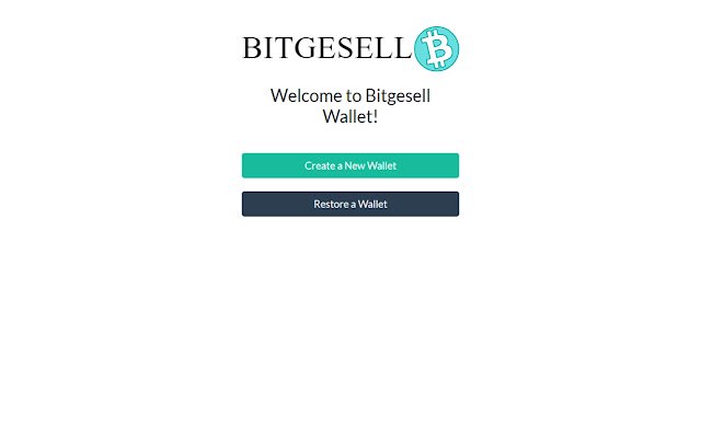 Bitgesell Wallet aus dem Chrome Webstore soll mit OffiDocs Chromium online betrieben werden