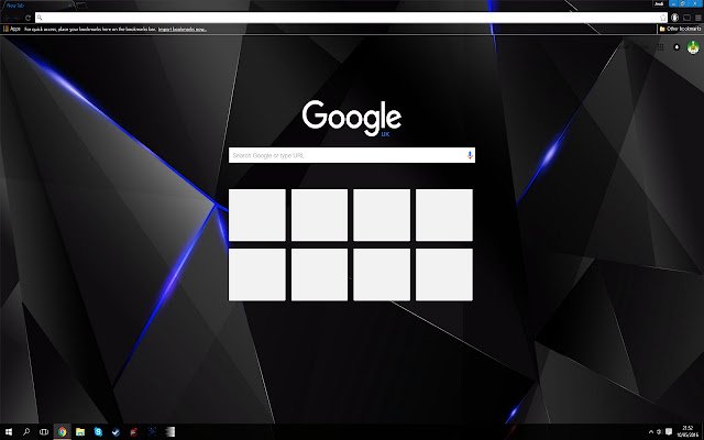 Black blue shards  from Chrome web store to be run with OffiDocs Chromium online