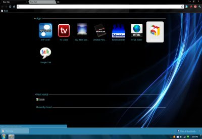 Black Blue Streak  from Chrome web store to be run with OffiDocs Chromium online