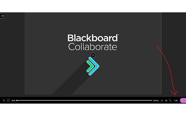 Blackboard Playback Rate Plugin  from Chrome web store to be run with OffiDocs Chromium online