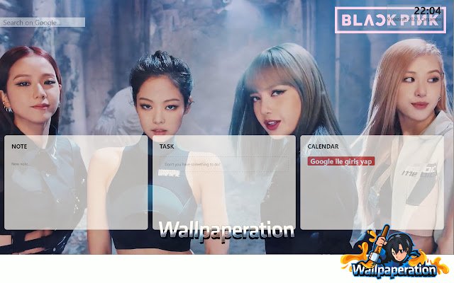 BlackPink Animated New Tab  from Chrome web store to be run with OffiDocs Chromium online